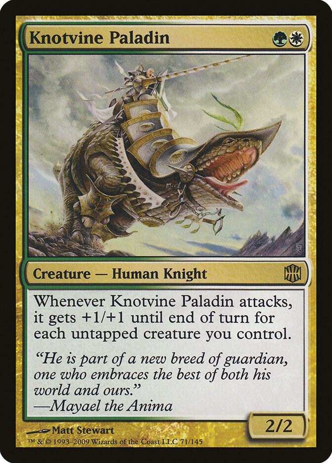 Knotvine Paladin 71 card from Alara Reborn