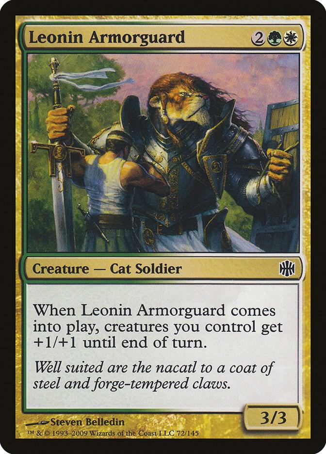 Leonin Armorguard 72 card from Alara Reborn