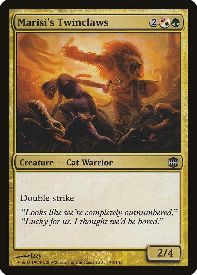 Marisi's Twinclaws 140 card from Alara Reborn