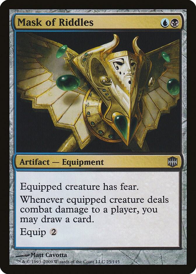 Mask of Riddles 25 card from Alara Reborn