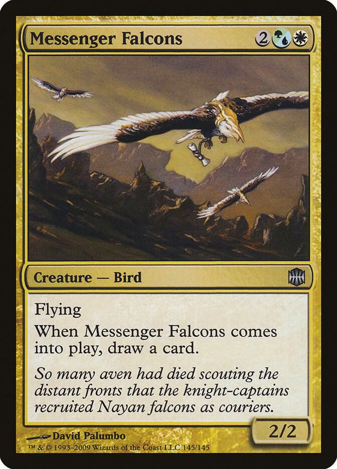 Messenger Falcons 145 card from Alara Reborn