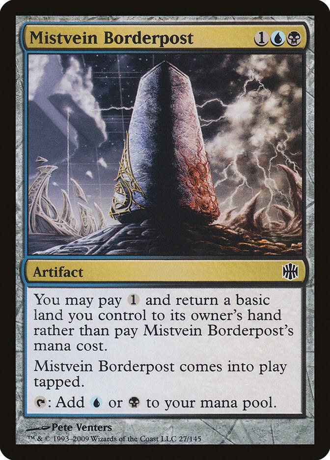 Mistvein Borderpost 27 card from Alara Reborn