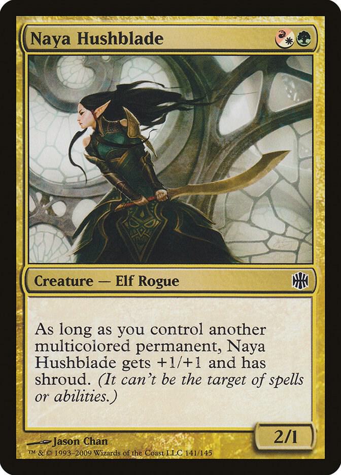 Naya Hushblade 141 card from Alara Reborn
