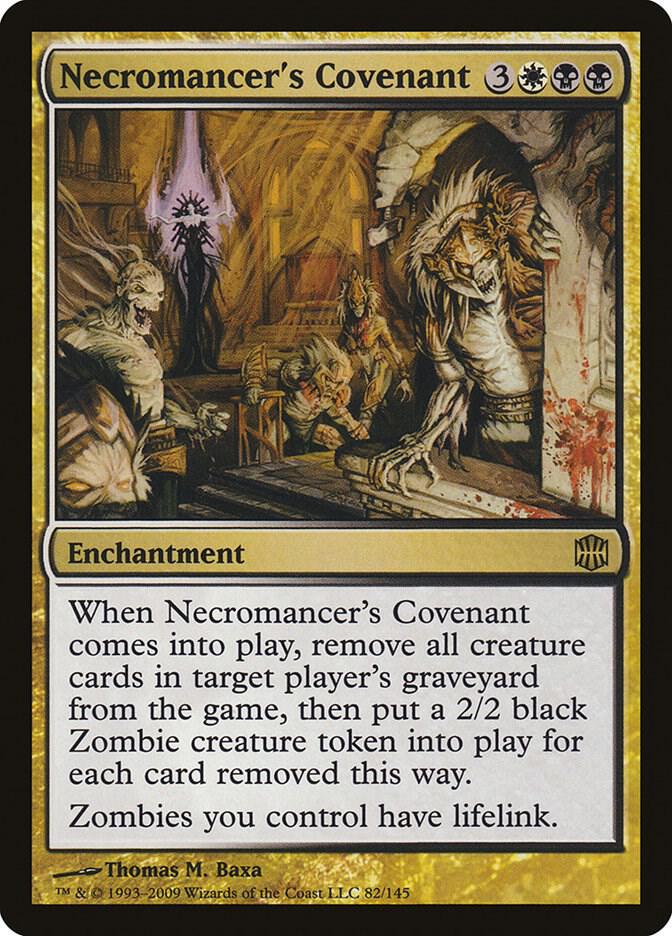Necromancer's Covenant 82 card from Alara Reborn