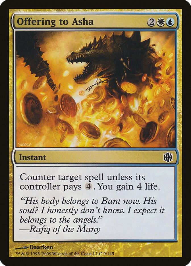 Offering to Asha 9 card from Alara Reborn