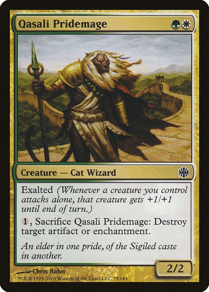 Qasali Pridemage 75 card from Alara Reborn