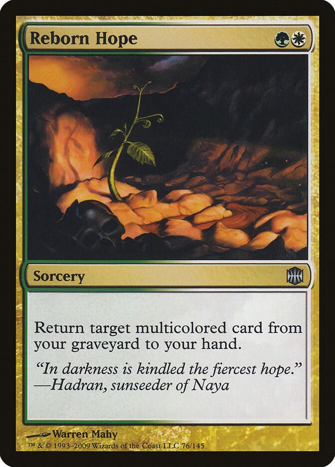 Reborn Hope 76 card from Alara Reborn