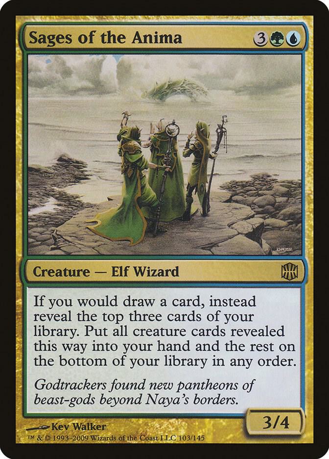 Sages of the Anima 103 card from Alara Reborn