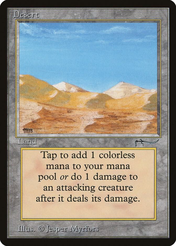 Desert card from Arabian Nights