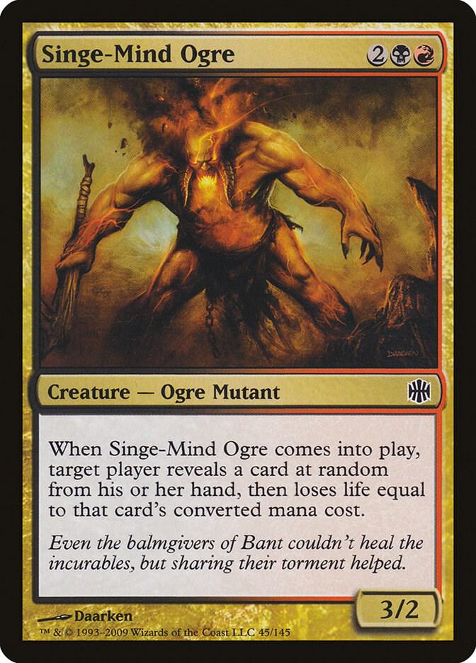 Singe-Mind Ogre 45 card from Alara Reborn