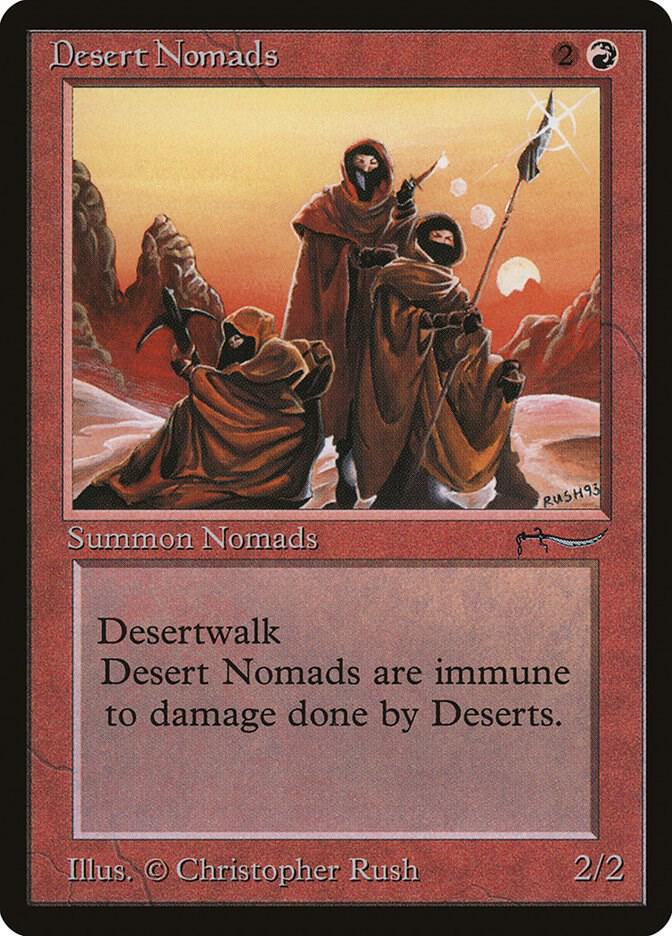 Desert Nomads card from Arabian Nights