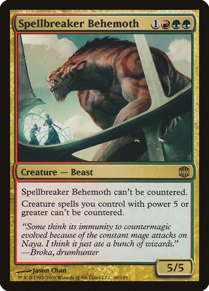 Spellbreaker Behemoth 60 card from Alara Reborn