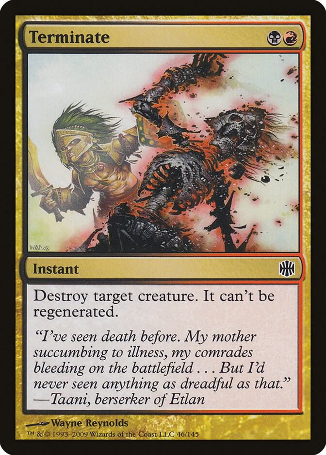 Terminate 46 card from Alara Reborn
