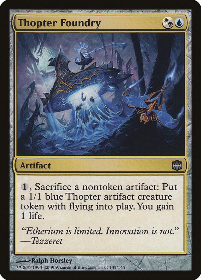Thopter Foundry 133 card from Alara Reborn