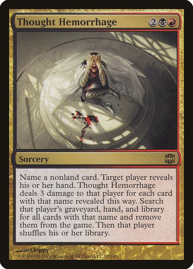 Thought Hemorrhage 47 card from Alara Reborn