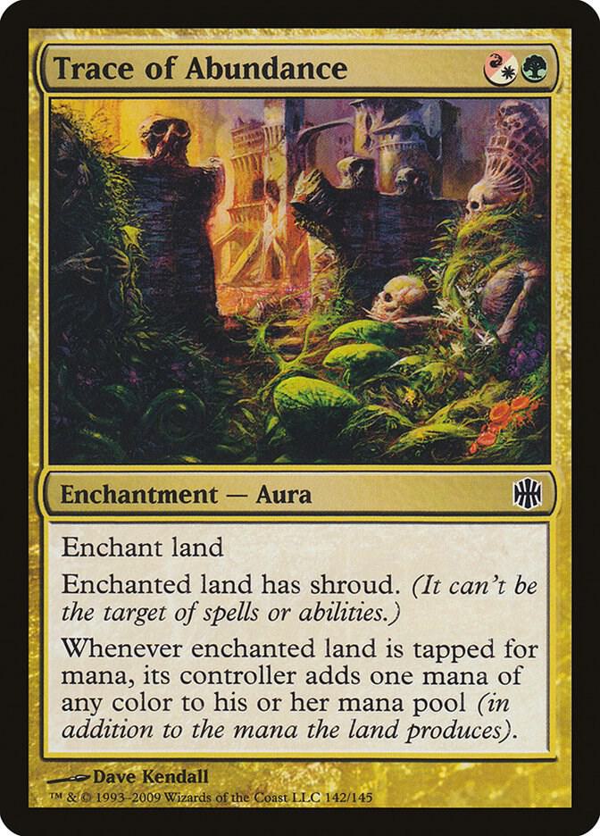 Trace of Abundance 142 card from Alara Reborn