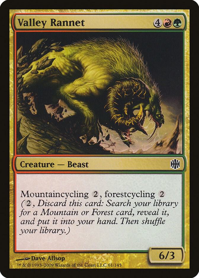 Valley Rannet 61 card from Alara Reborn
