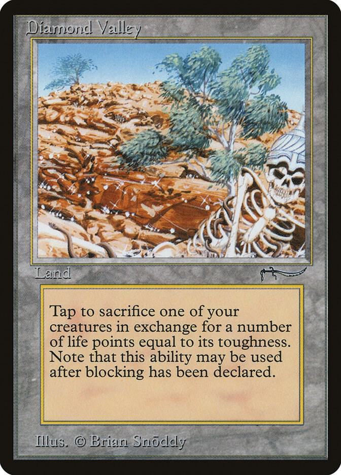 Diamond Valley card from Arabian Nights