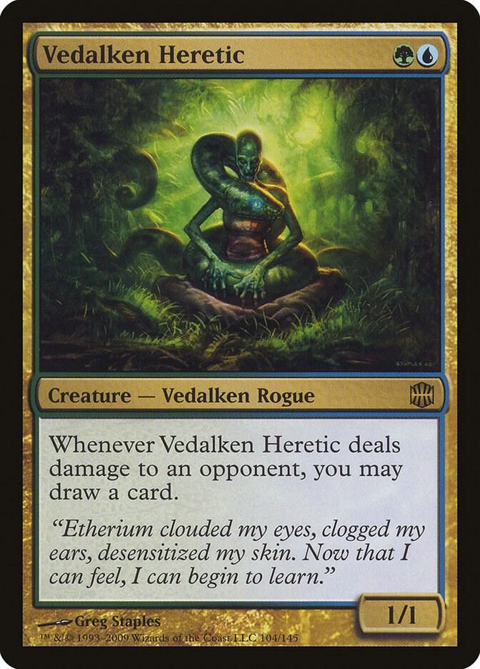 Vedalken Heretic 104 card from Alara Reborn