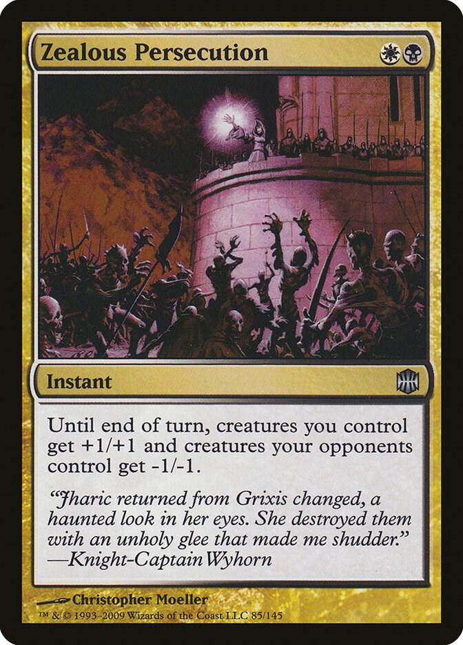 Zealous Persecution 85 card from Alara Reborn