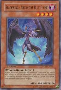 Blackwing - Shura the Blue Flame RGBT-EN011 card from Raging Battle