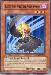 Blackwing - Kalut the Moon Shadow RGBT-EN012 card from Raging Battle