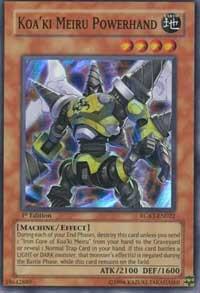 Koa'ki Meiru Powerhand RGBT-EN022 card from Raging Battle