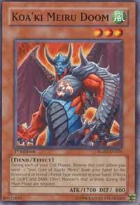 Koa'ki Meiru Doom RGBT-EN026 card from Raging Battle