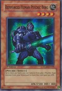 Reinforced Human Psychic Borg RGBT-EN029 card from Raging Battle