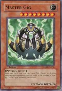 Master Gig RGBT-EN030 card from Raging Battle