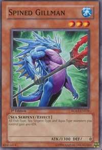 Spined Gillman RGBT-EN034 card from Raging Battle