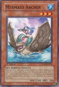 Mermaid Archer RGBT-EN036 card from Raging Battle