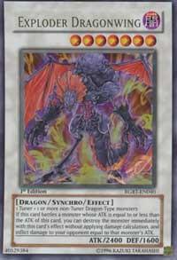Exploder Dragonwing RGBT-EN040 card from Raging Battle