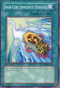 Iron Core Immediate Disposal RGBT-EN056 card from Raging Battle