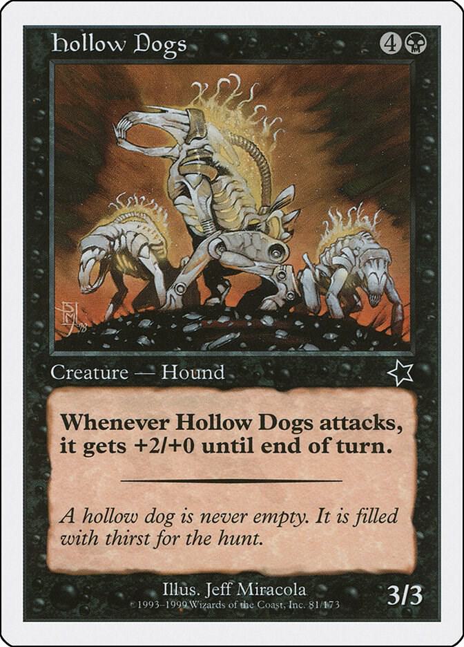 Hollow Dogs 81 card from Starter 1999