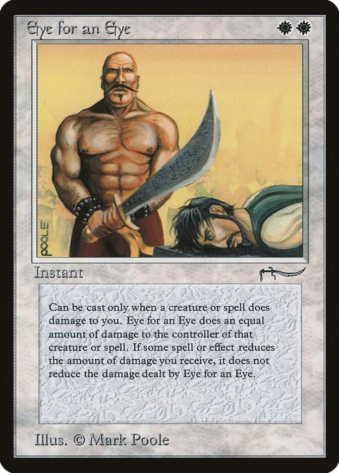 Eye for an Eye card from Arabian Nights