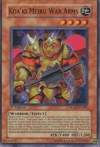 Koa'ki Meiru War Arms RGBT-EN081 card from Raging Battle