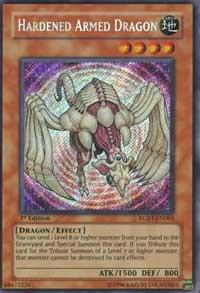 Hardened Armed Dragon RGBT-EN083 card from Raging Battle
