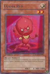 Ojama Red RGBT-EN096 card from Raging Battle