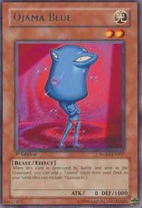 Ojama Blue RGBT-EN097 card from Raging Battle