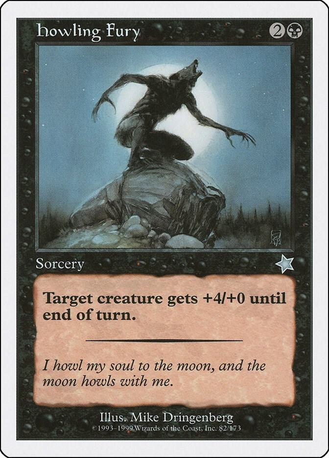 Howling Fury 82 card from Starter 1999