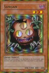 Sangan GLD2-EN001 card from Gold Series 2009