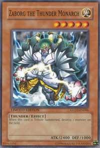 Zaborg the Thunder Monarch GLD2-EN006 card from Gold Series 2009