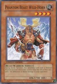 Phantom Beast Wild-Horn GLD2-EN012 card from Gold Series 2009