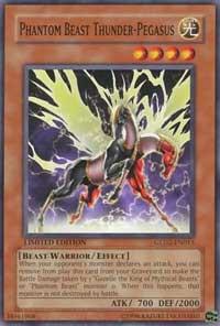 Phantom Beast Thunder-Pegasus GLD2-EN013 card from Gold Series 2009