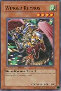 Winged Rhynos GLD2-EN015 card from Gold Series 2009