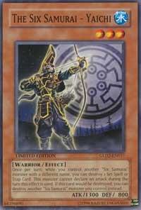 The Six Samurai - Yaichi GLD2-EN017 card from Gold Series 2009
