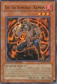 The Six Samurai - Kamon GLD2-EN018 card from Gold Series 2009