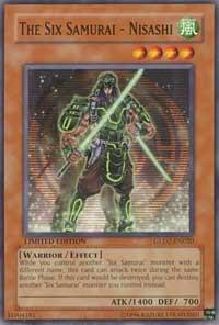 The Six Samurai - Nisashi GLD2-EN020 card from Gold Series 2009