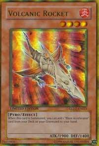 Volcanic Rocket GLD2-EN023 card from Gold Series 2009